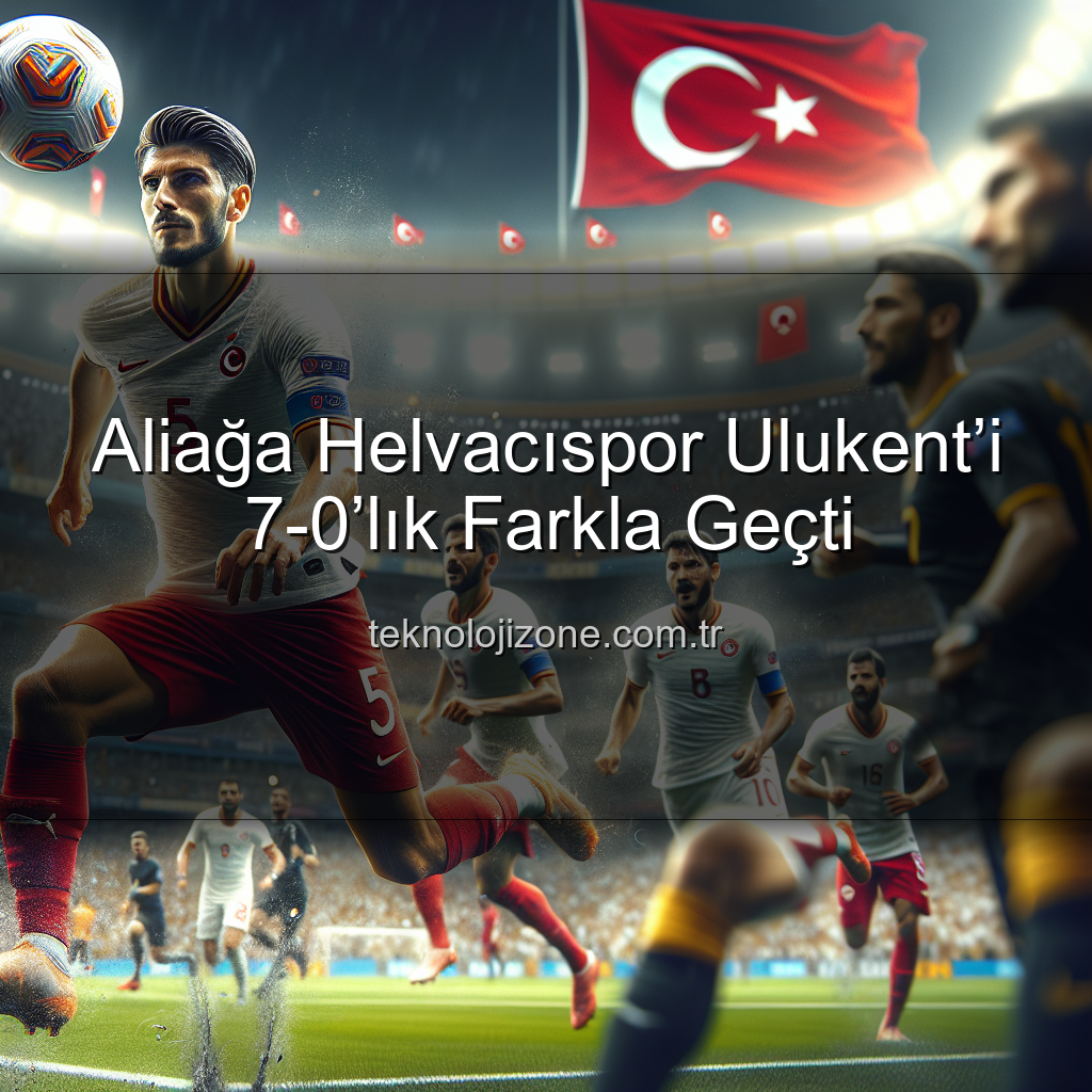 Aliağa Helvacıspor - Aliağa Helvacıspor Ulukent’i 7-0’lık Farkla Geçti